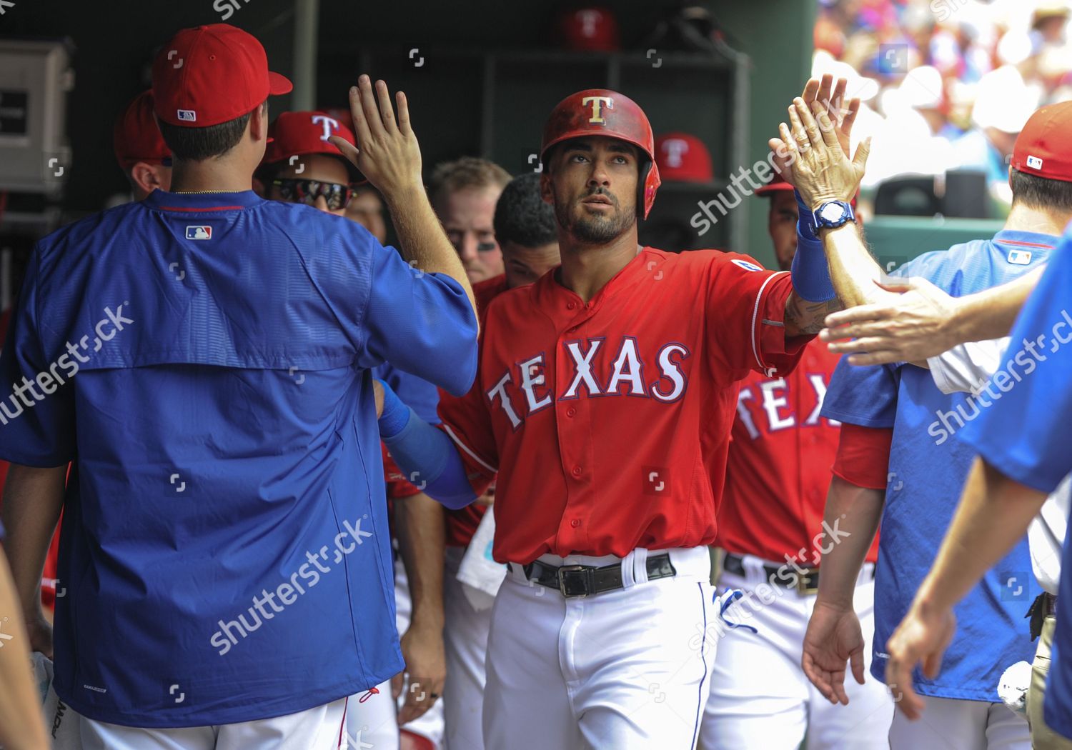 Texas Rangers Center Fielder Ian Desmond Editorial Stock Photo Stock