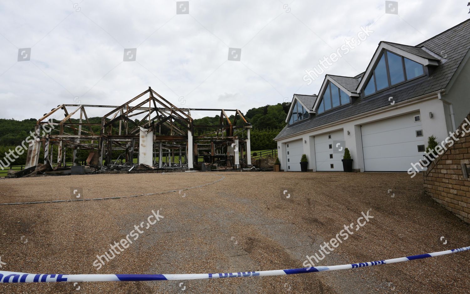 Remains Danny Spillers Home Editorial Stock Photo Stock Image