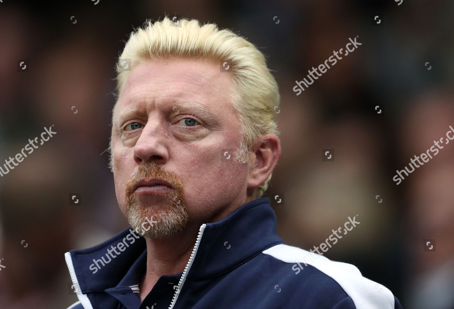 Boris Becker Looks On During Play Editorial Stock Photo - Stock Image ...