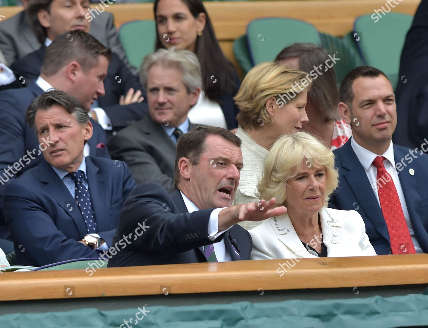 Camilla Duchess Cornwall Wimbledon Chairman Philip Editorial Stock ...