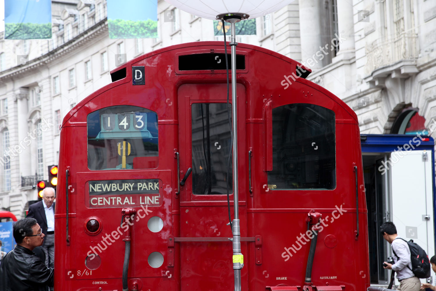 Front Central Line Tube Train Newbury Editorial Stock Photo Stock