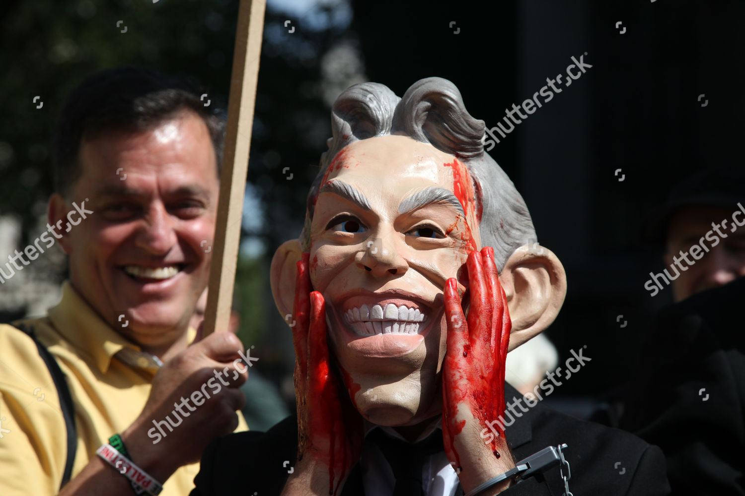 Costumed Figure Tony Blair Blood On Editorial Stock Photo - Stock Image ...