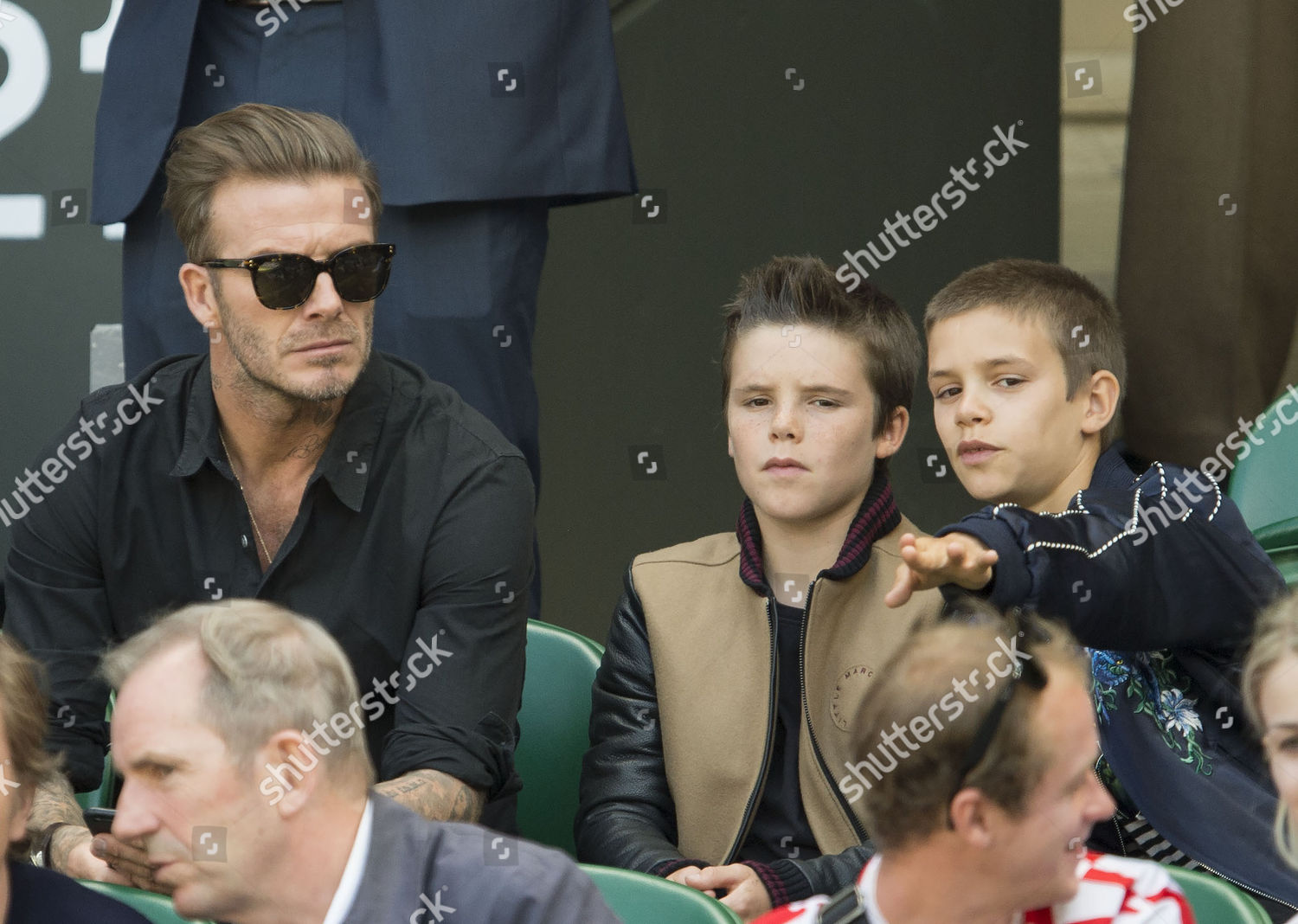 David Beckham Cruz Beckham Romeo Beckham Editorial Stock Photo - Stock ...