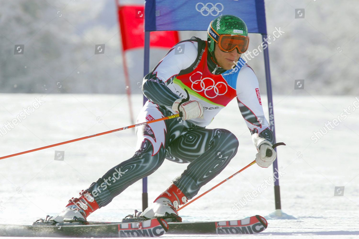 Kalle Palander During His First Run Editorial Stock Photo - Stock Image ...