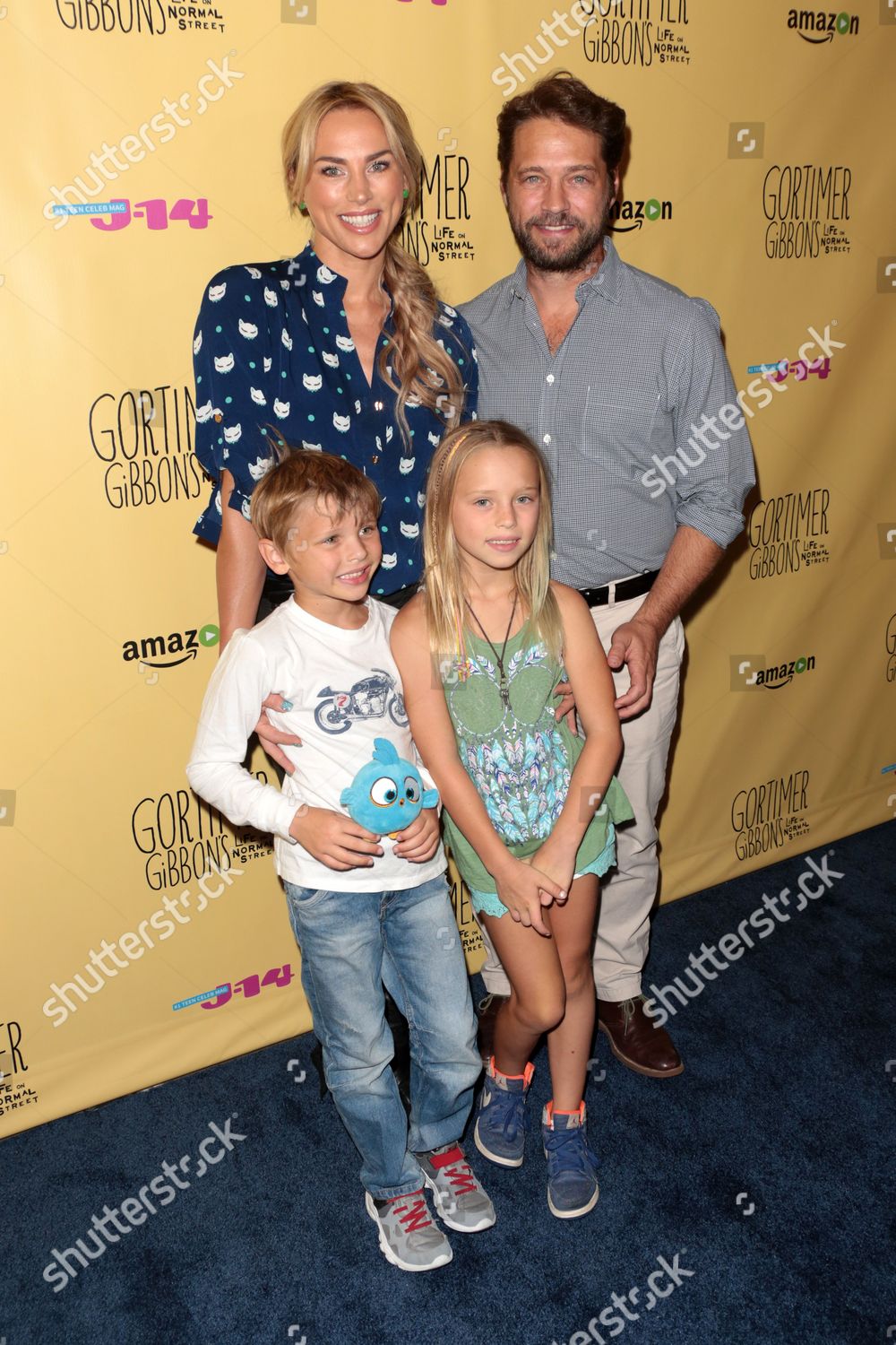 Jason Priestley Wife Naomi Lowdepriestley Kids Editorial Stock Photo Stock Image Shutterstock