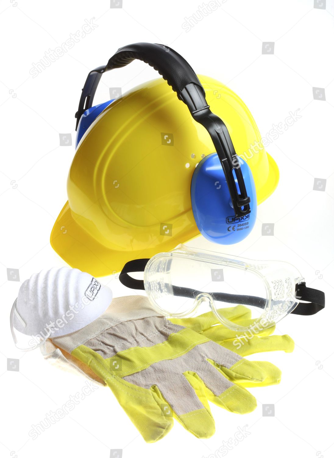 Personal Protective Equipment Hearing Protection Hard Editorial Stock