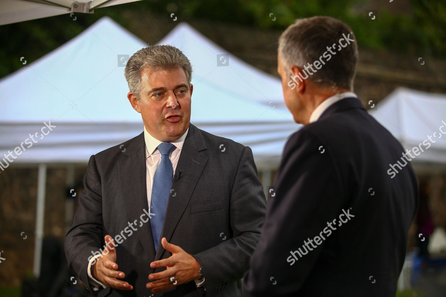 Brandon Lewis Mp Gives Tv Interview Editorial Stock Photo Stock Image   Shutterstock 5760368a 