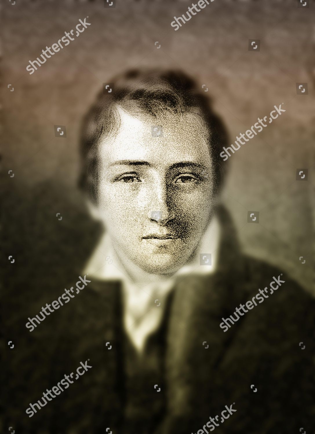 Historical Print 1831 Portrait Christian Johann Editorial Stock Photo ...