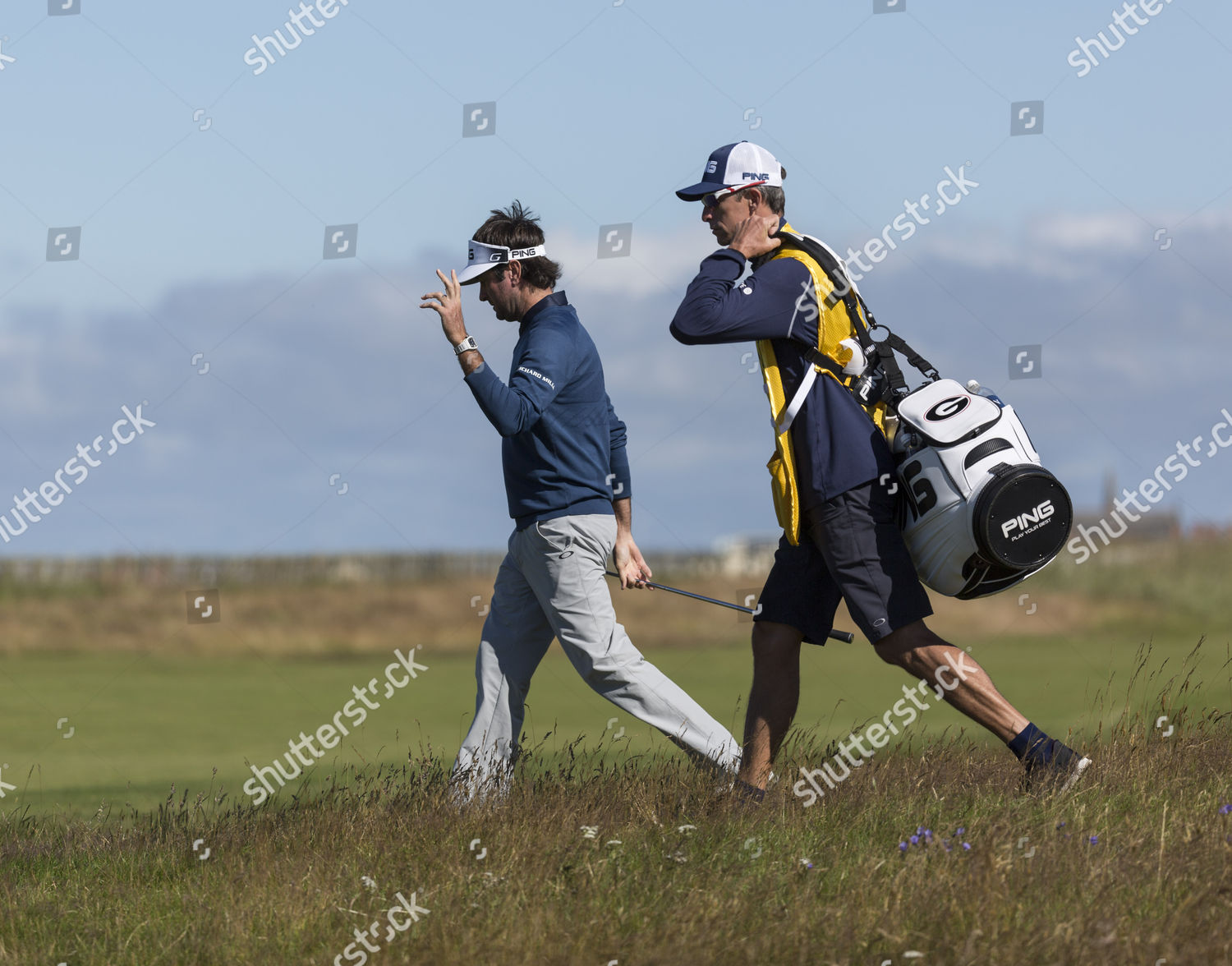 American Bubba Watson Acknowledges Crowd After Editorial Stock Photo