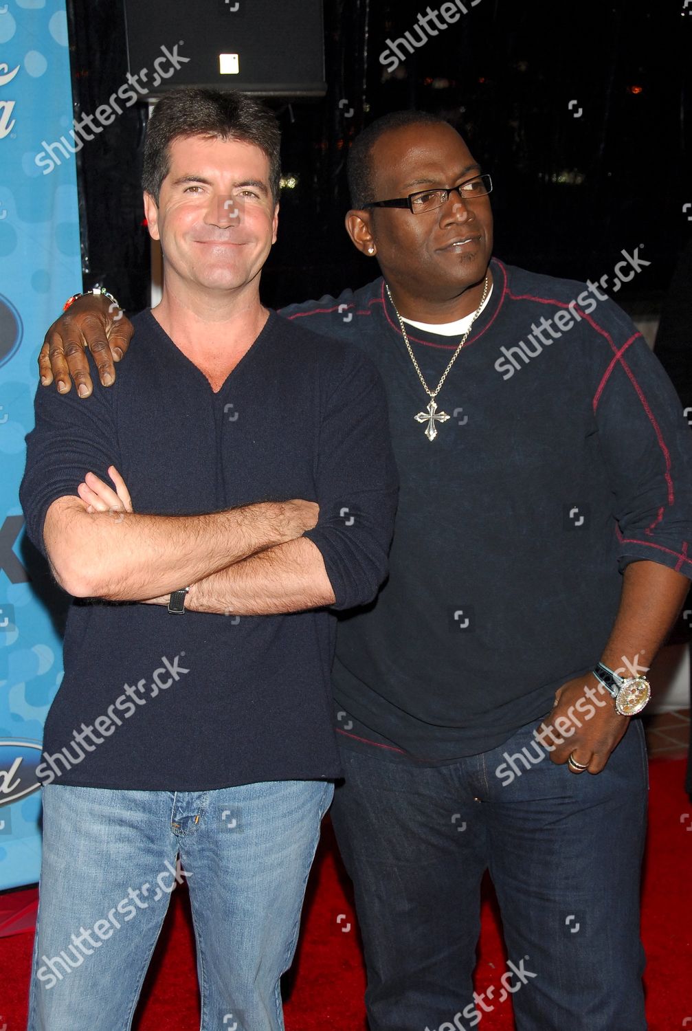 Simon Cowell Randy Jackson Editorial Stock Photo Stock Image