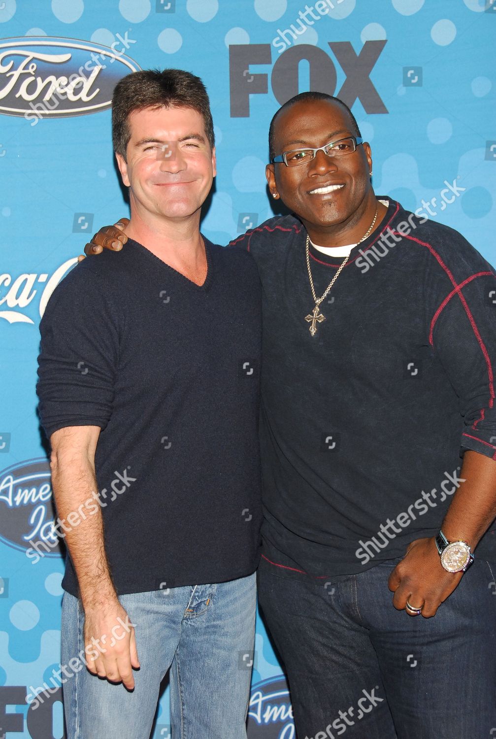 Simon Cowell Randy Jackson Editorial Stock Photo Stock Image