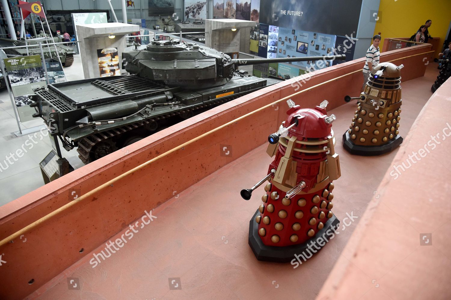 Attack Daleks Bovington Tank Museum Dorset Editorial Stock Photo