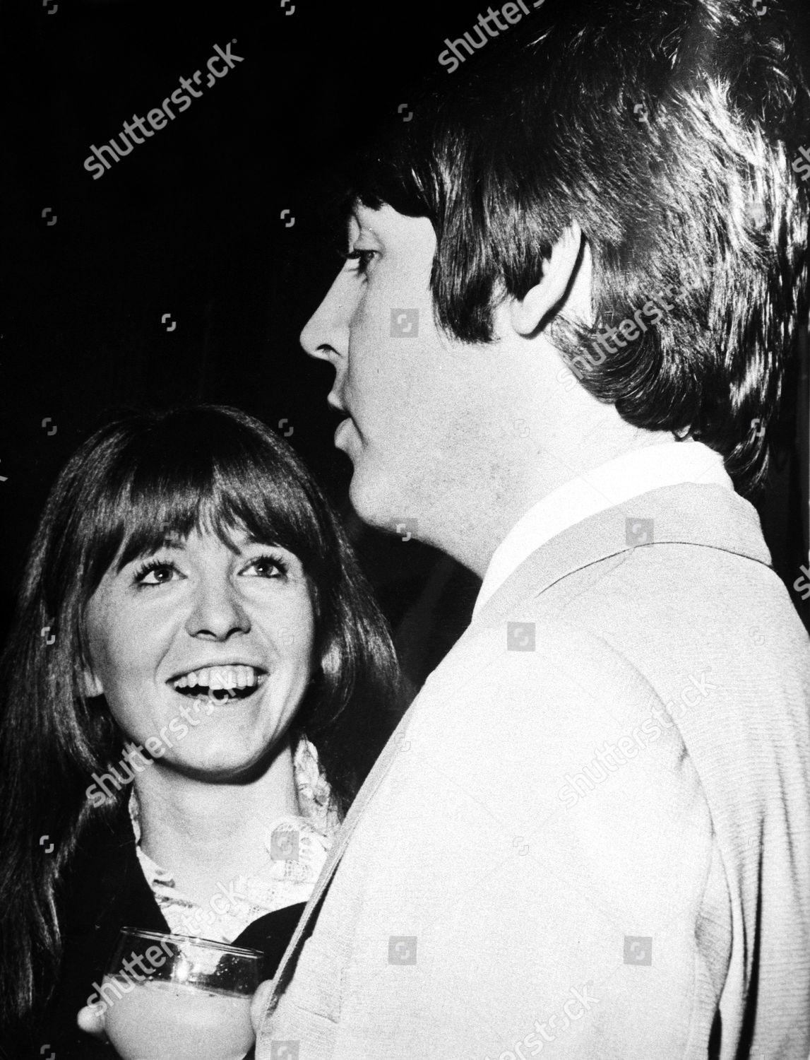 Jane Asher Paul Mccartney Grapefruit Party Editorial Stock Photo ...