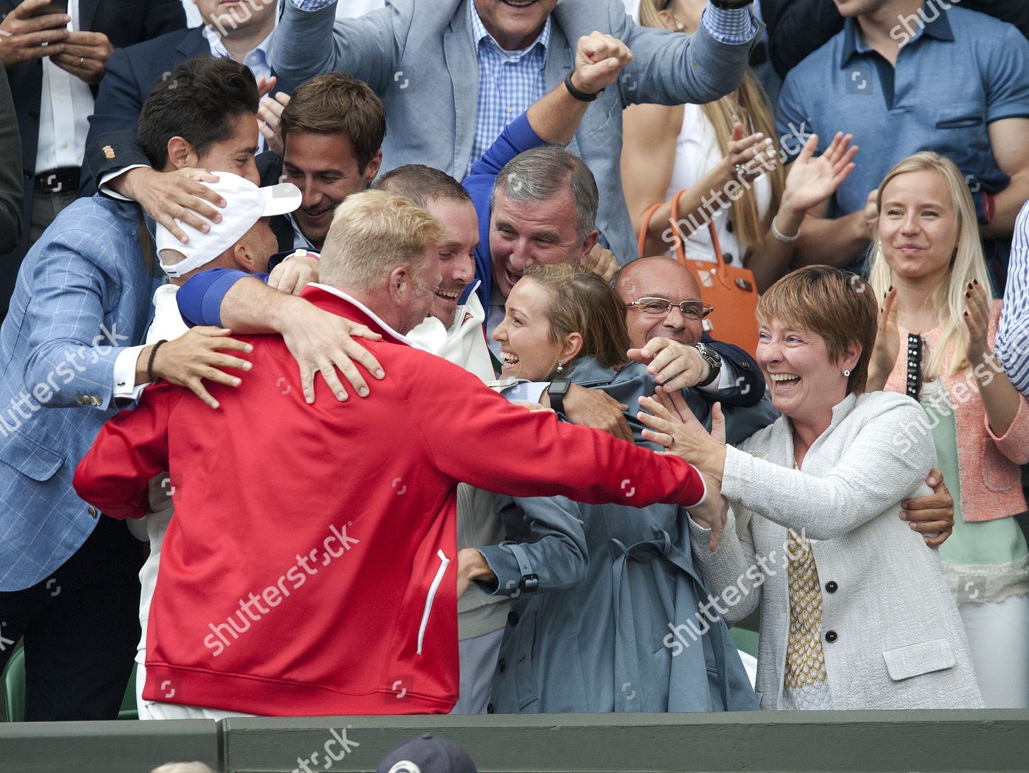 Novak Djokovics Wife Jelena Family Boris Becker Editorial Stock Photo Stock Image Shutterstock