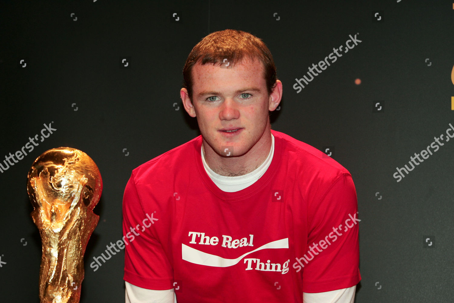 Wayne Rooney Fifa World Cup Trophy Editorial Stock Photo - Stock Image ...