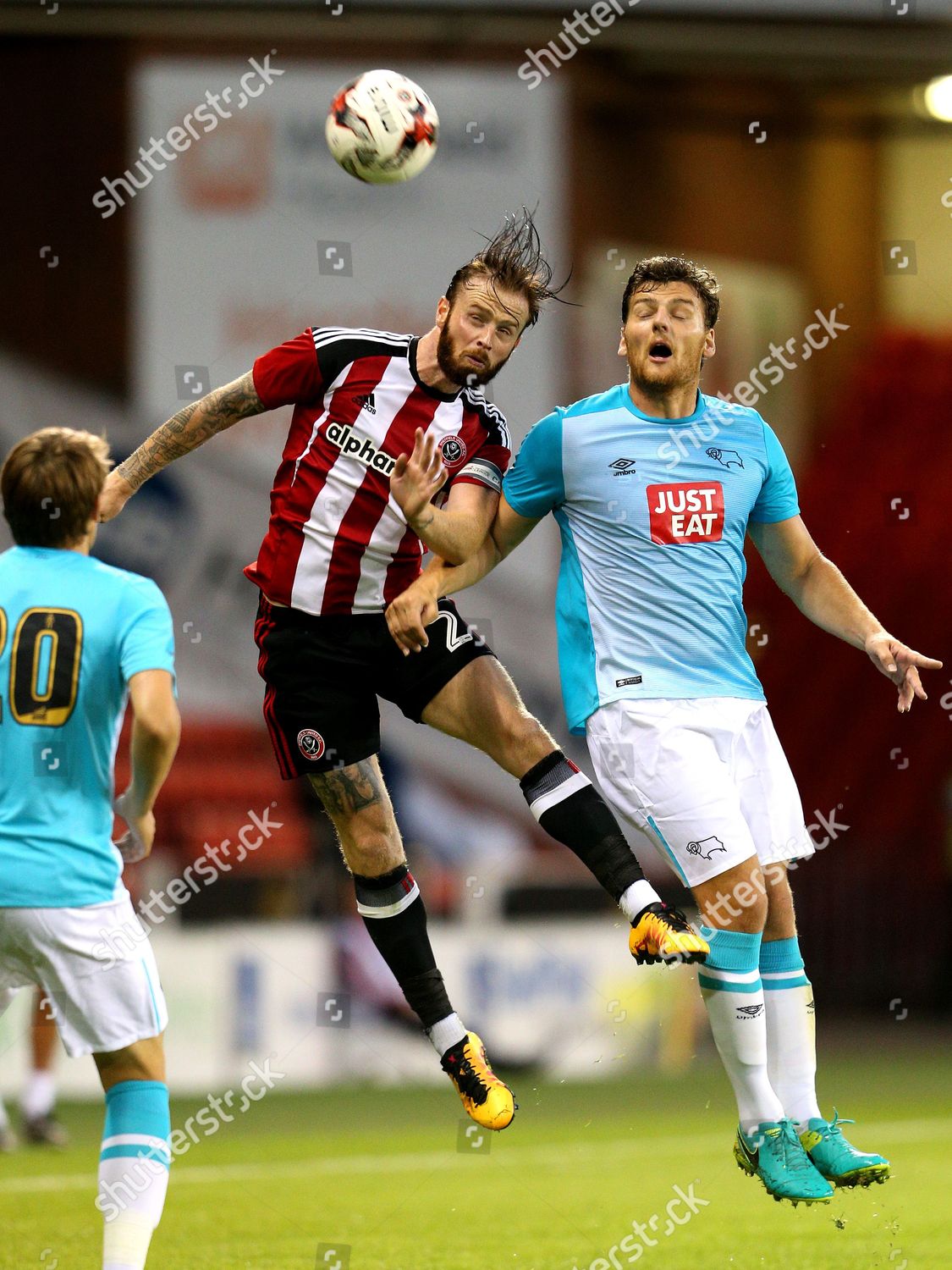 John Brayford Sheffield United Challenges Chris Editorial Stock Photo