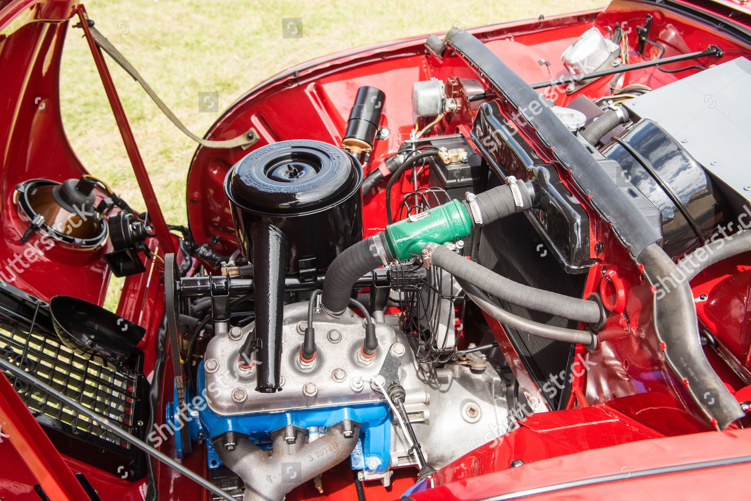 Saab 96 Engine Bay Editorial Stock Photo - Stock Image | Shutterstock