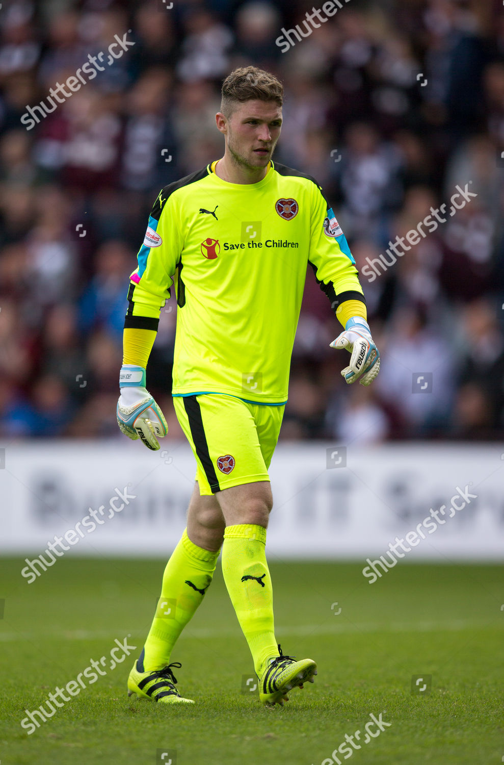 Heart Midlothian Goalkeeper Jack Hamilton 1 Editorial Stock Photo 