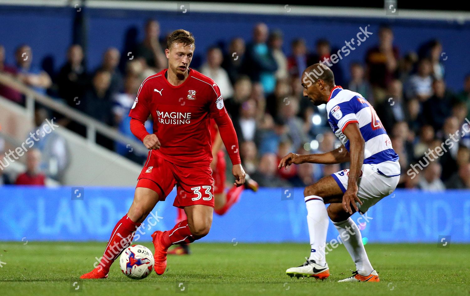 Luke Norris Swindon Town Takes On Editorial Stock Photo - Stock Image ...