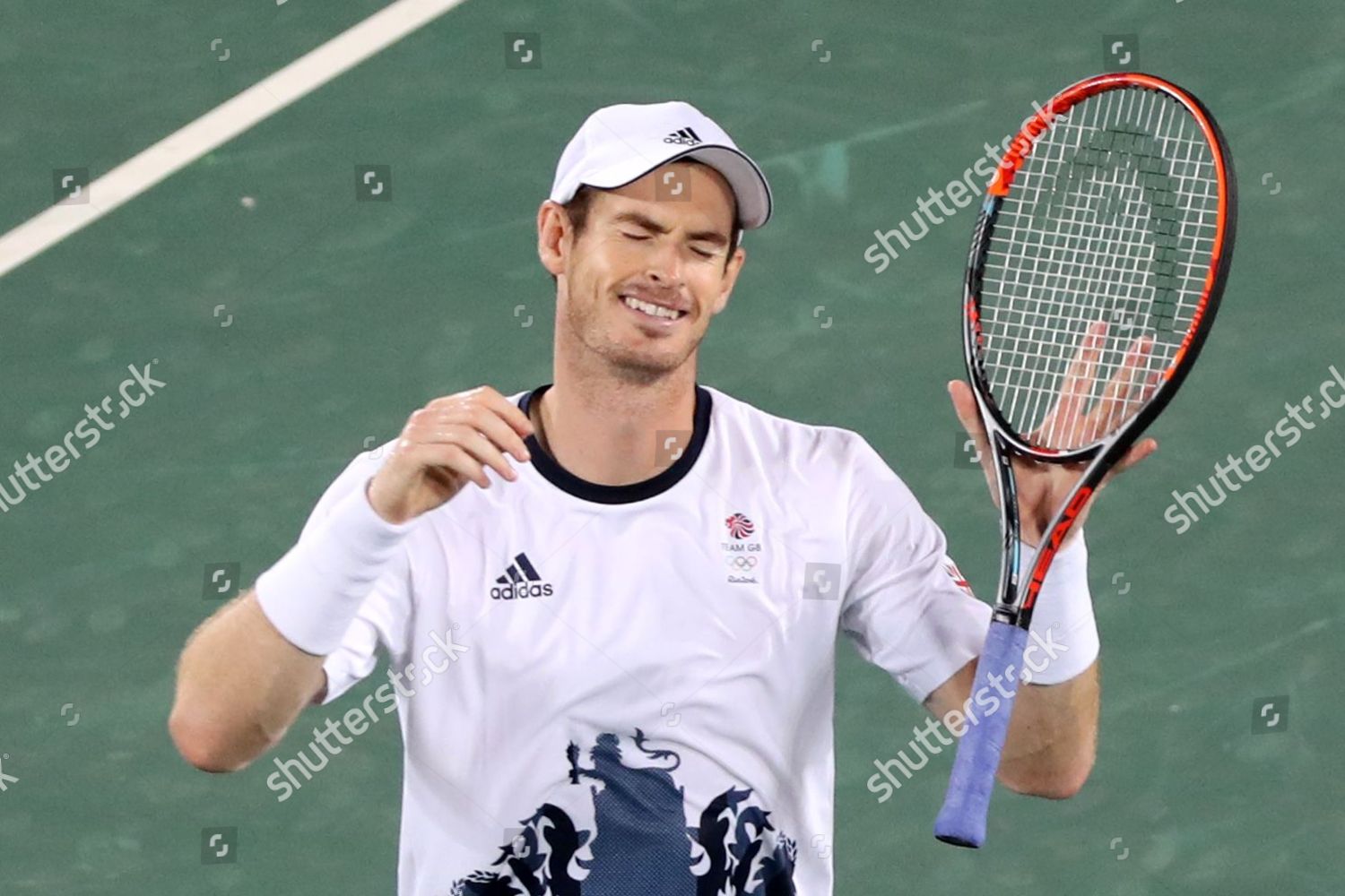 Andy Murray Team Gb Celebrates Winning Editorial Stock Photo - Stock ...