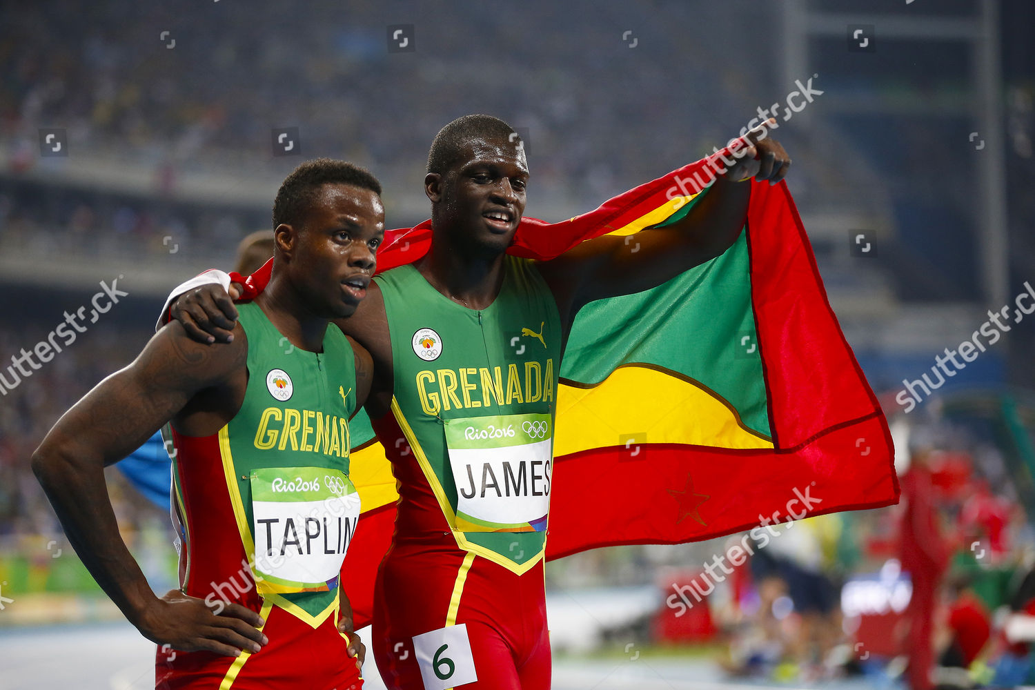 James Kirani Grenada Silver Medal Celebrates Editorial Stock Photo