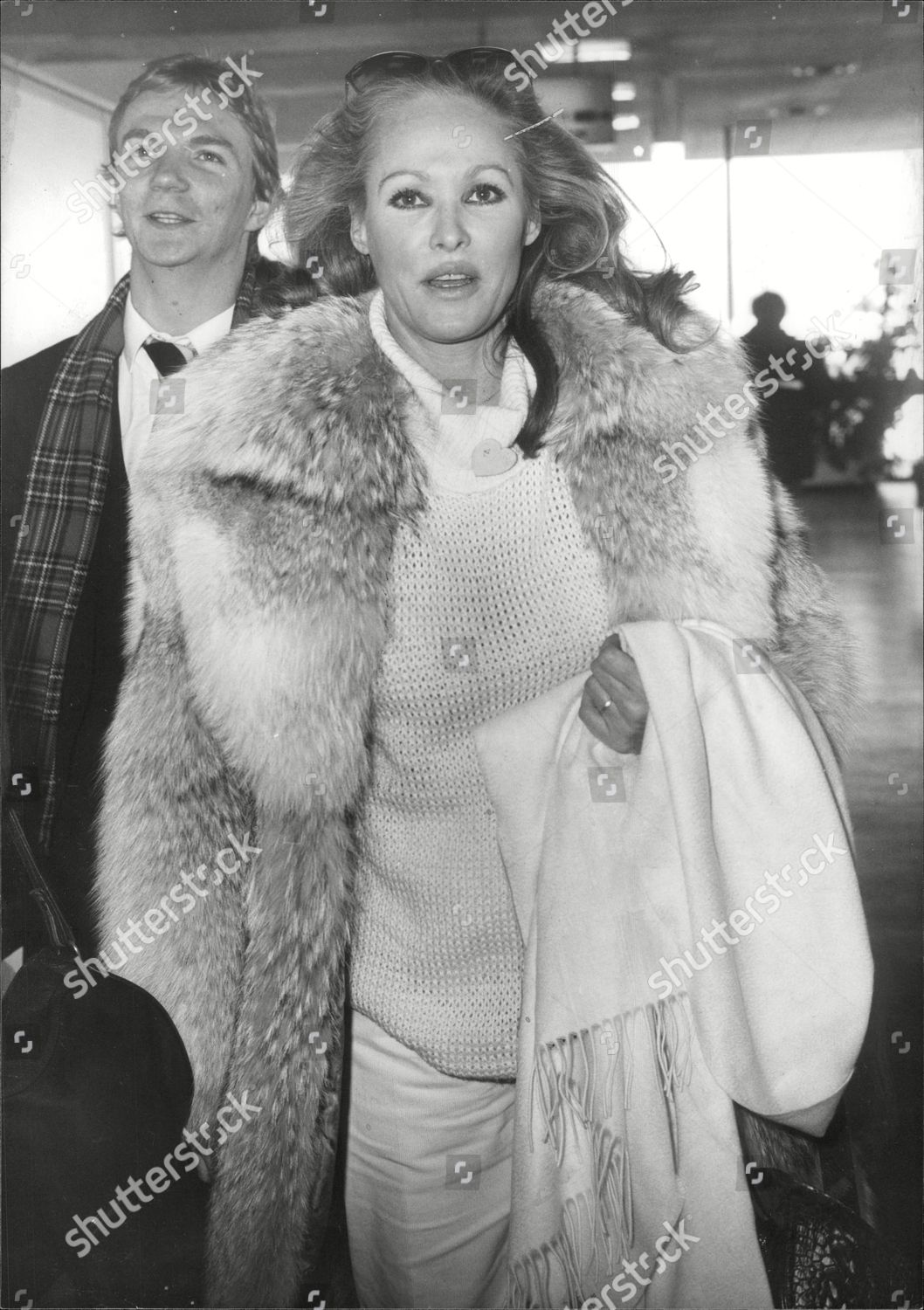 Actress Ursula Andress Heathrow Airport Box Editorial Stock Photo ...