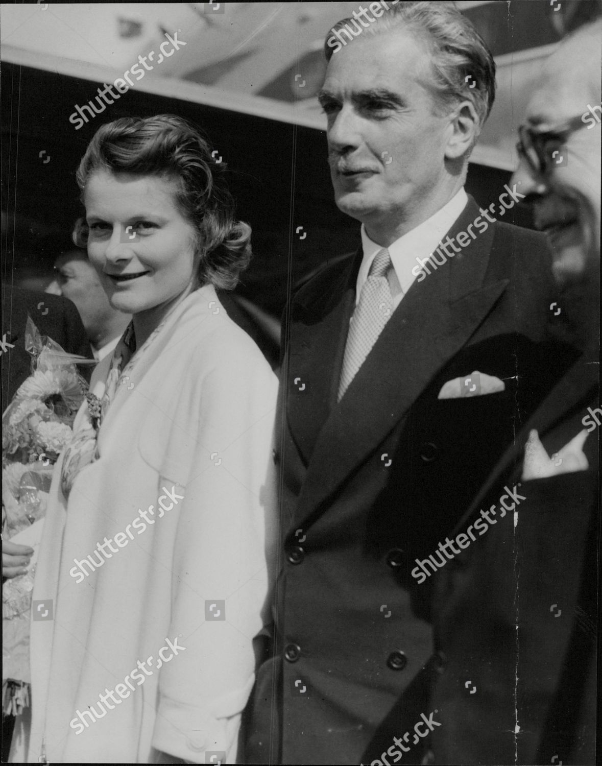 British Foreign Secretary Anthony Eden Wife Editorial Stock Photo ...