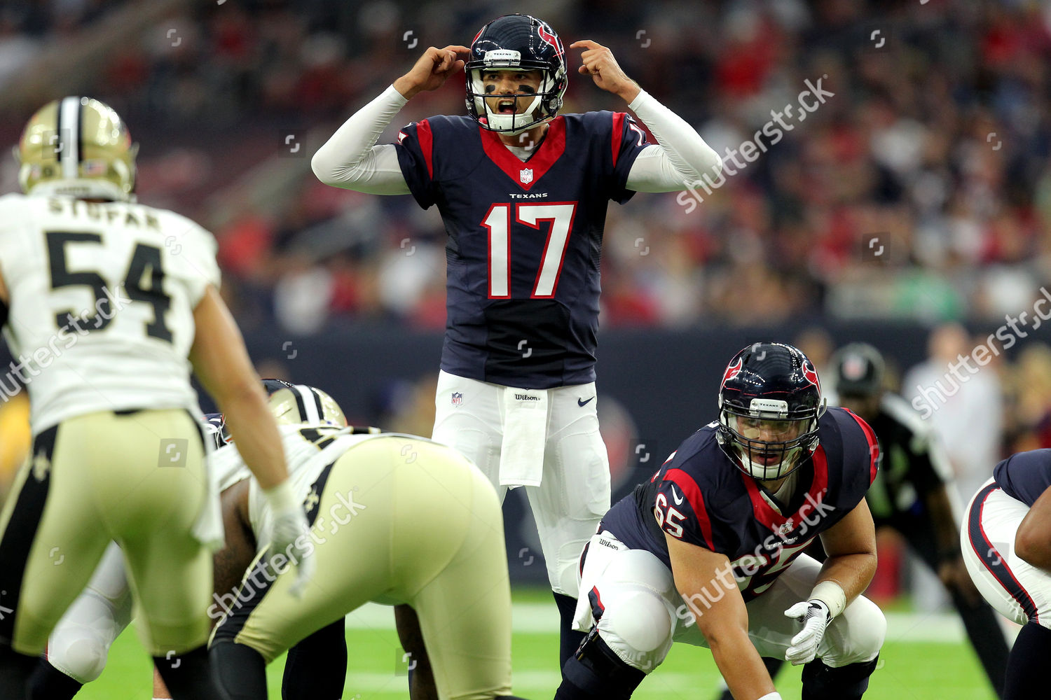 Houston Texans Quarterback Brock Osweiler 17 Editorial Stock Photo