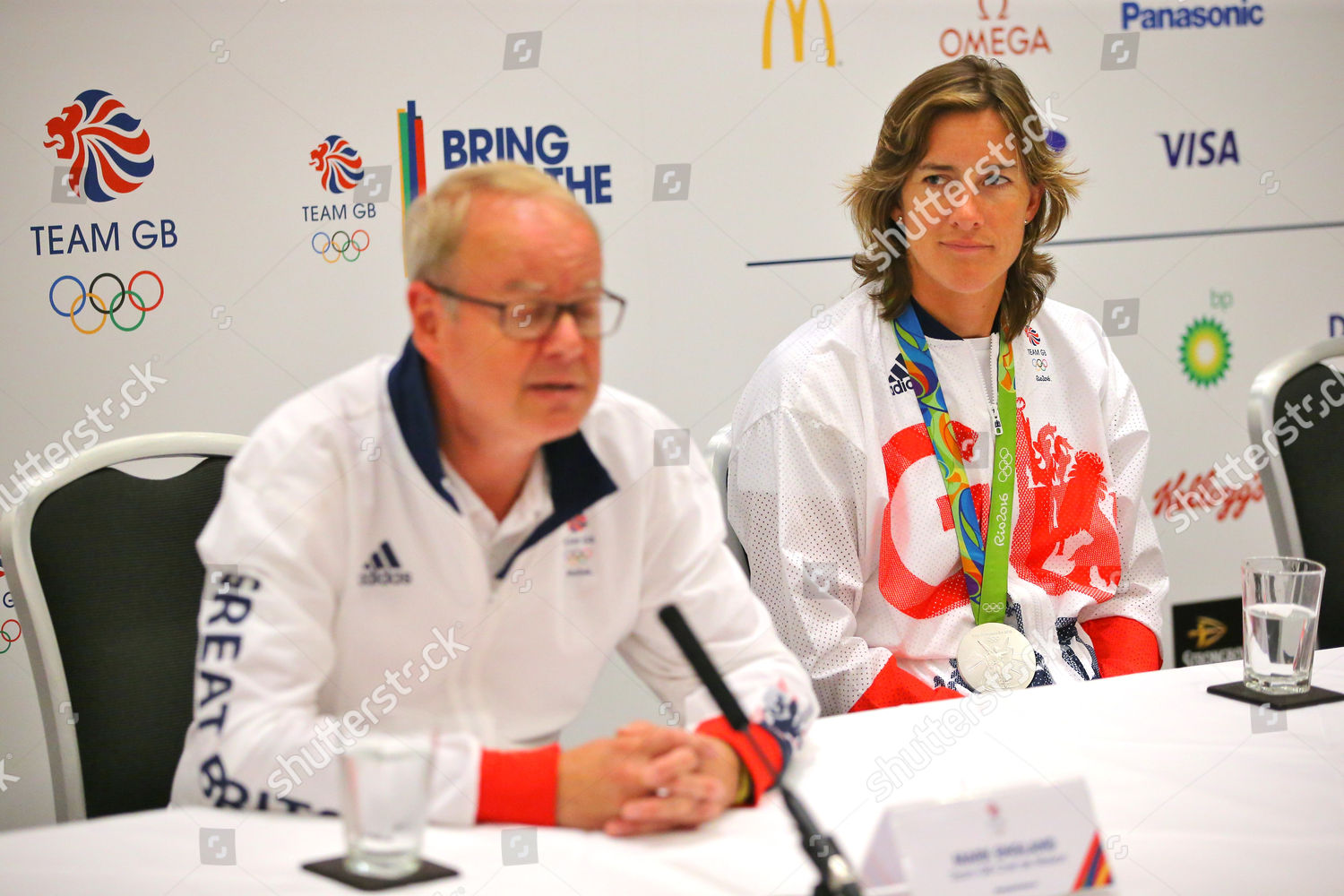 Katherine Grainger Rowing Mark England During Editorial Stock Photo