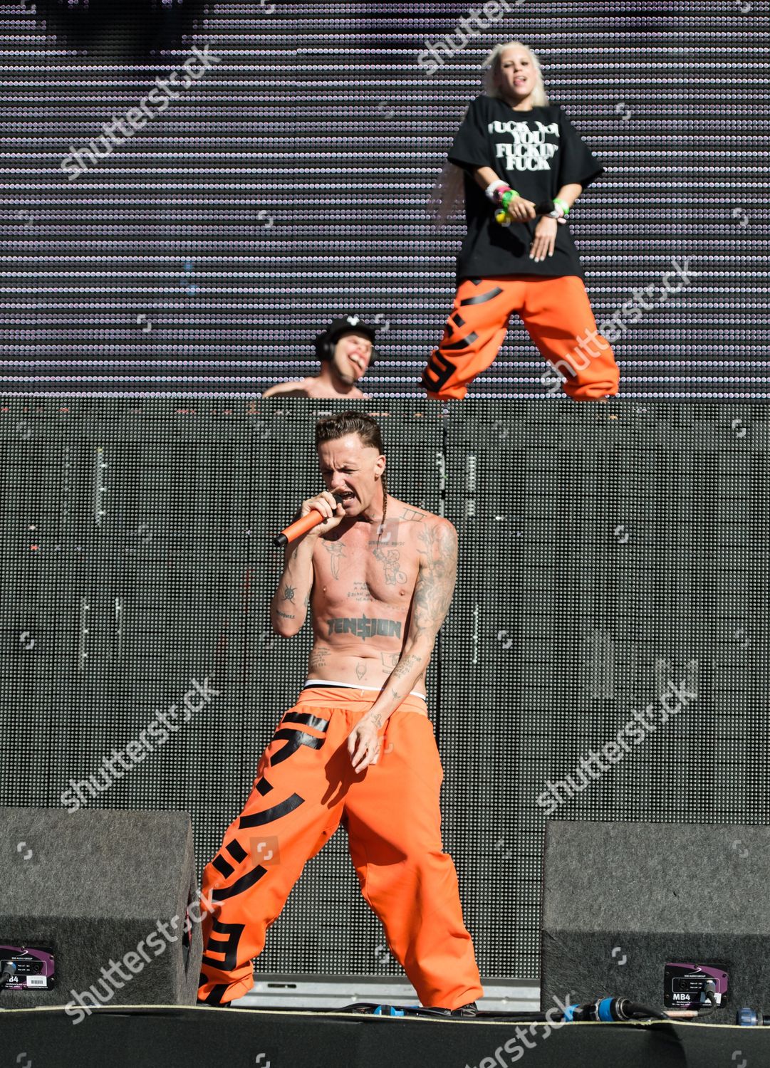 Die Antwoord Watkin Tudor Jones Yolandi Visser Editorial Stock Photo Stock Image Shutterstock