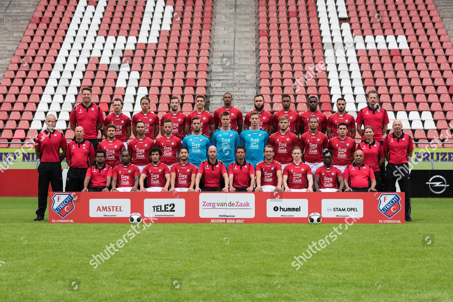 Fc Utrecht Football Team Photo Shoot Editorial Stock Photo - Stock