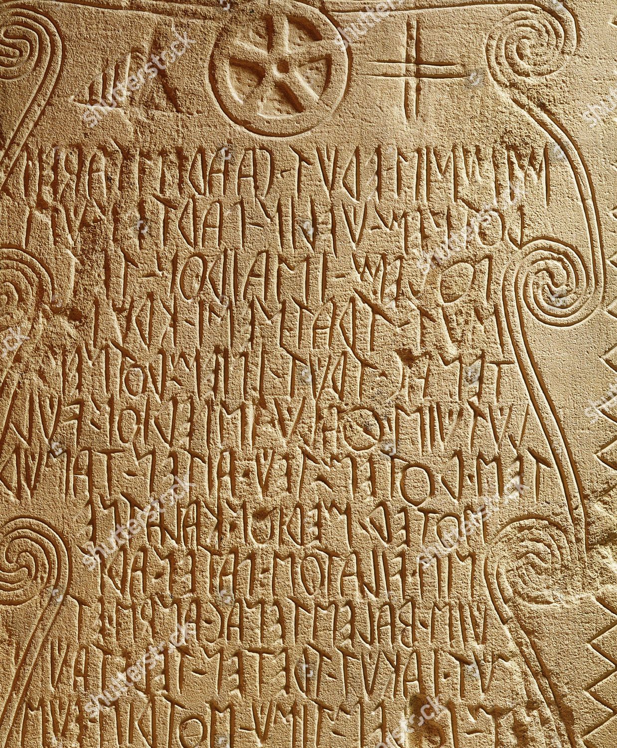 Novilara stele inscription end 6th century AD Editorial Stock Photo - Stock  Image | Shutterstock