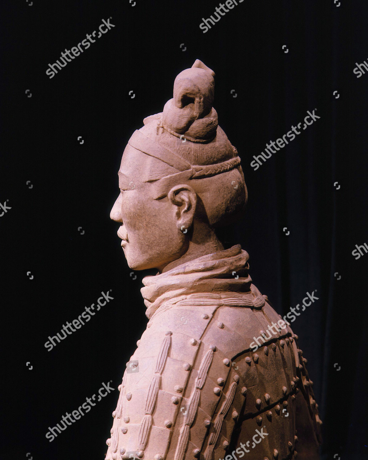 Archer Wearing Breastplate Terracotta Warrior Tomb Editorial Stock
