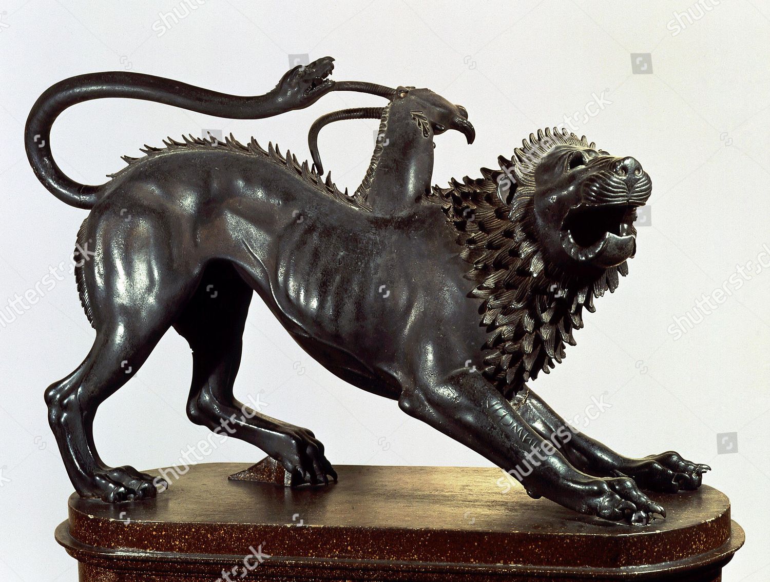 Wounded Chimera Arezzo Slain By Bellerophon Editorial Stock Photo ...