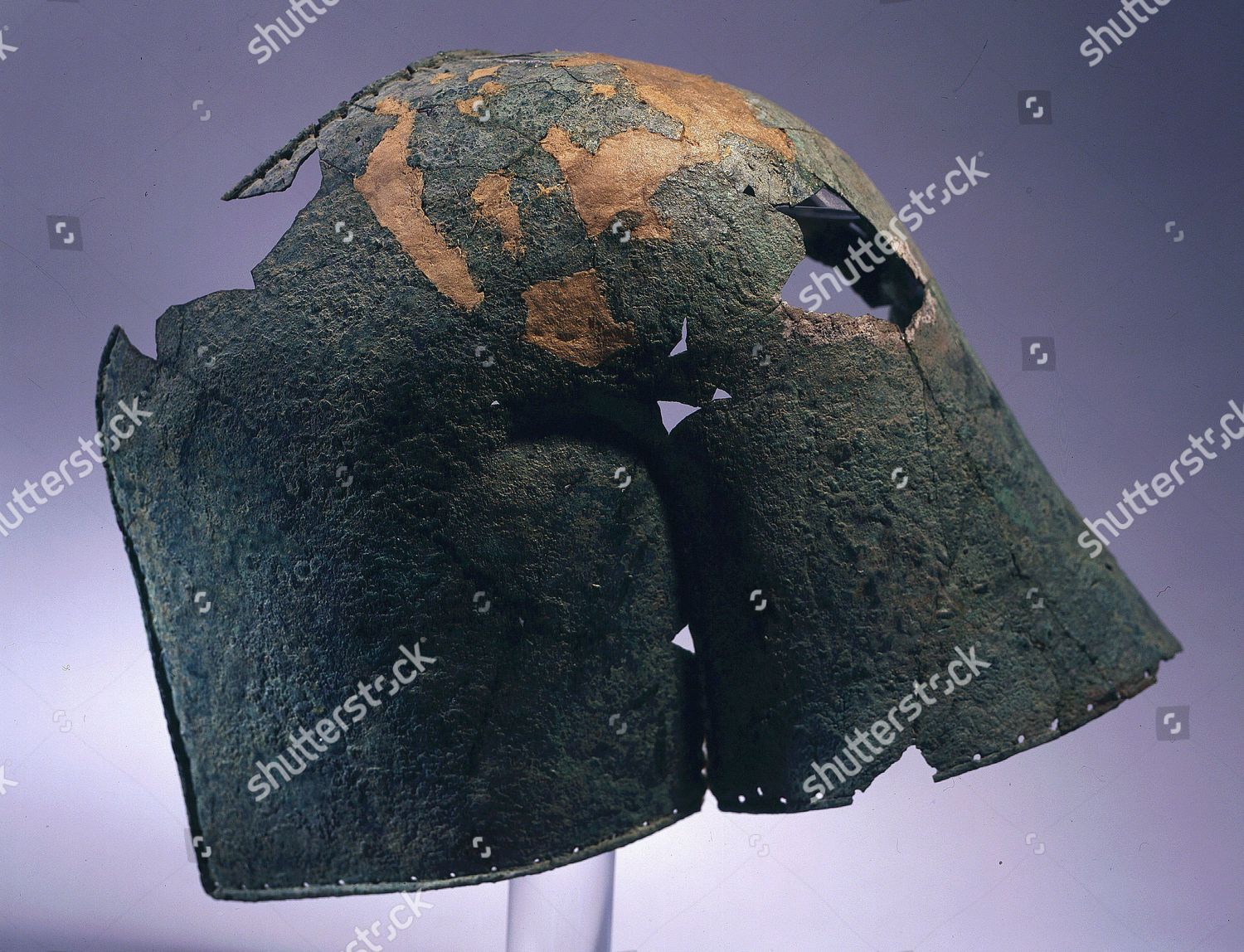Shoulderguard Armour Bronze Mycenaean Dendra Greece Editorial Stock ...