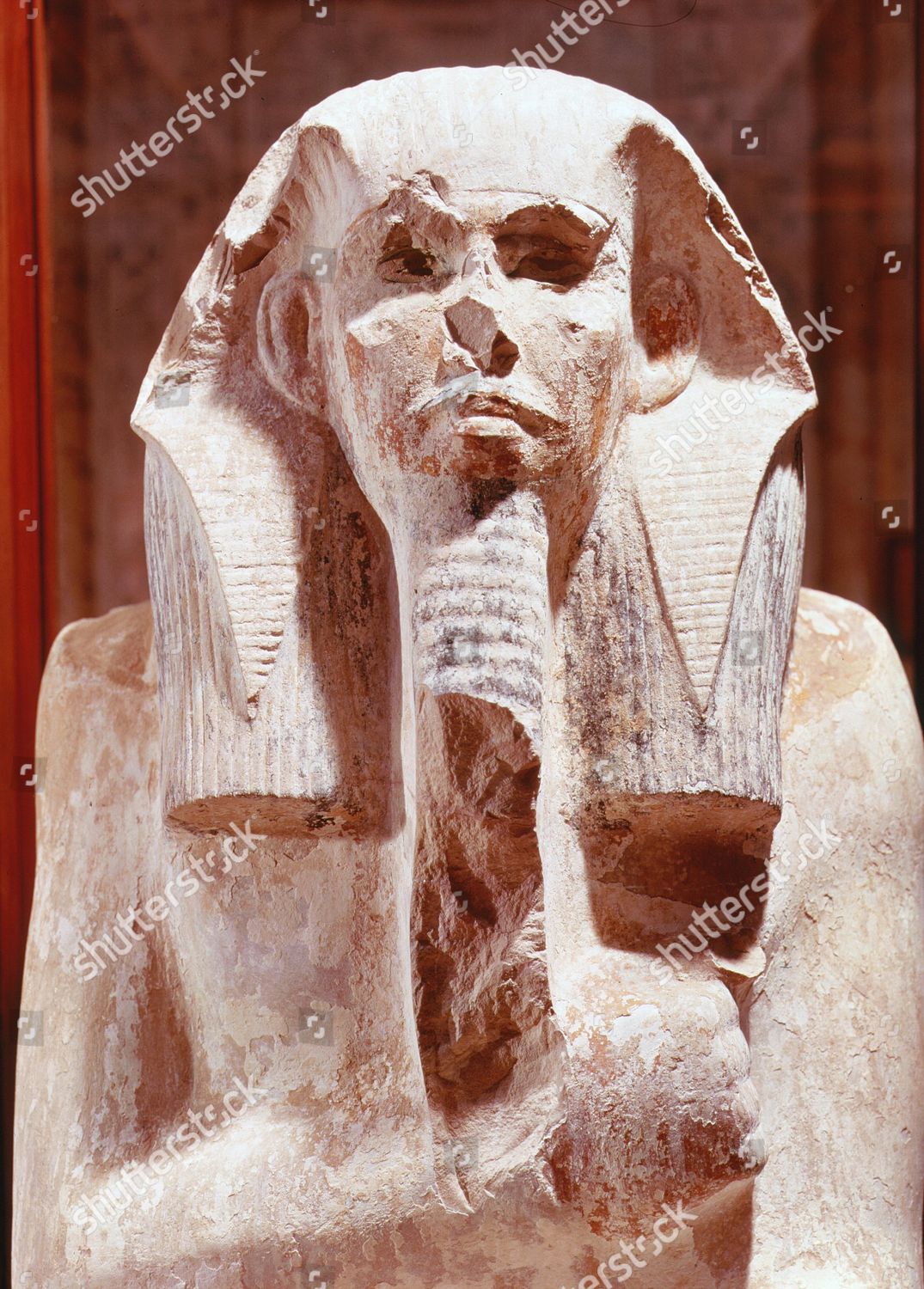 Djoser Wearing Nemes Headcloth False Beard Editorial Stock Photo