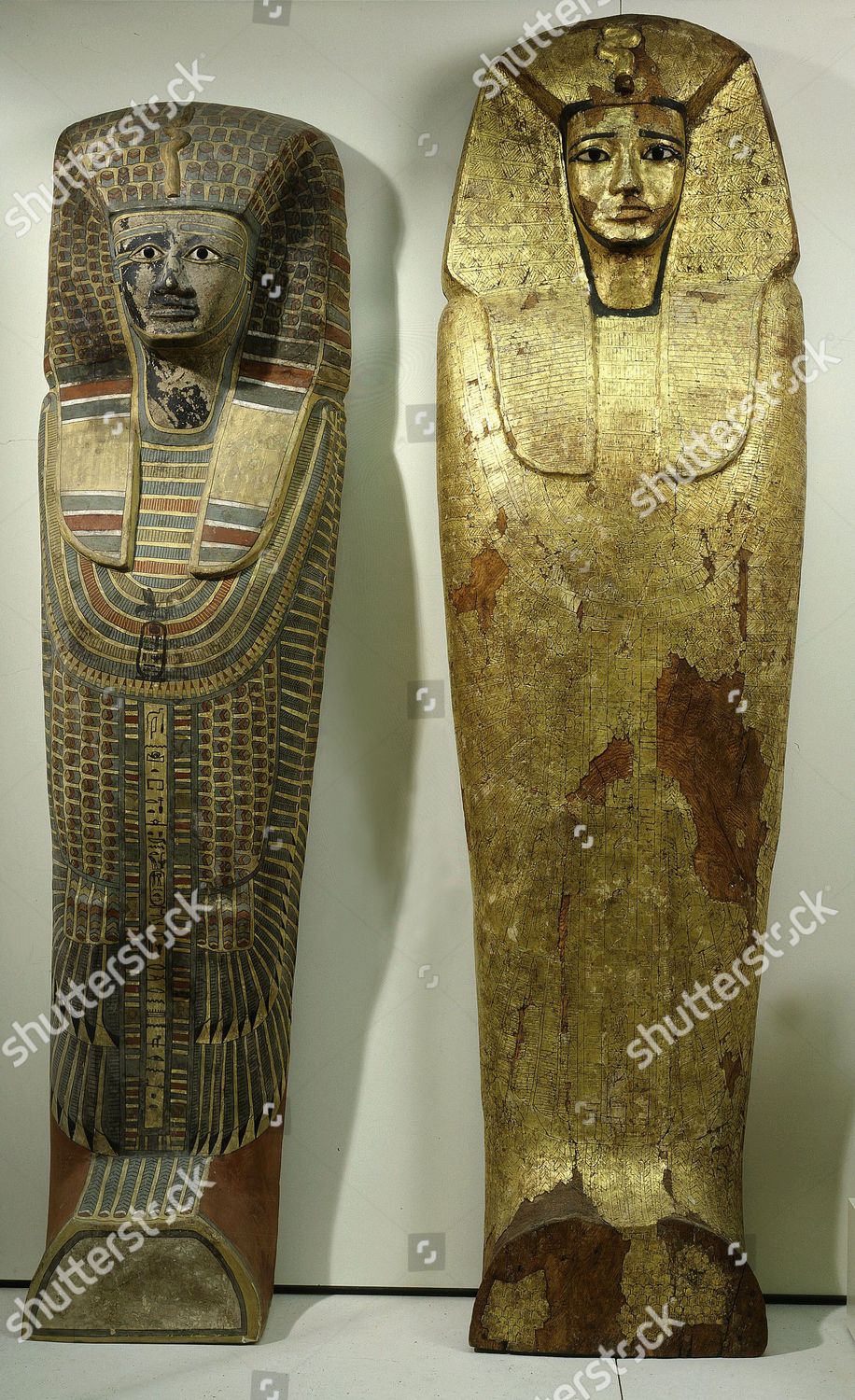 Inner Outer Sarcophagi Antef 17th Dynasty Editorial Stock Photo - Stock ...