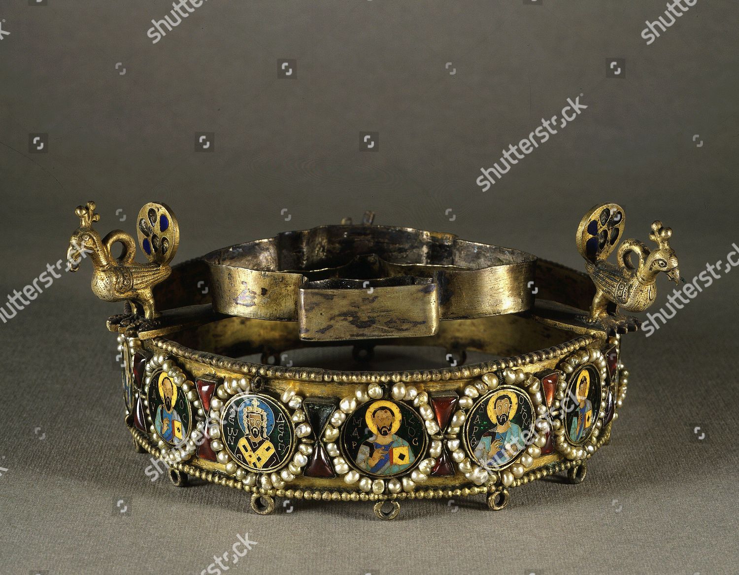 Votive Crown Leon Vi 881912 Byzantine Editorial Stock Photo Stock