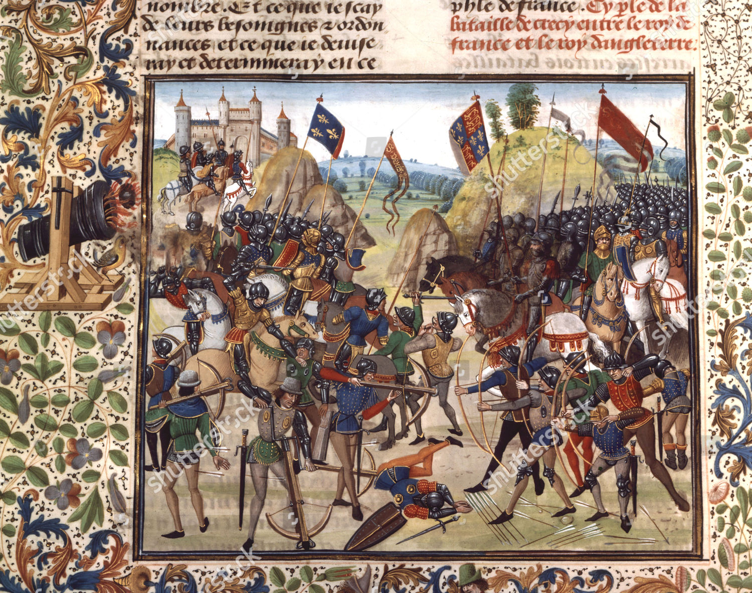 Battle Crecy 1346 Victory King Edward Editorial Stock Photo - Stock ...