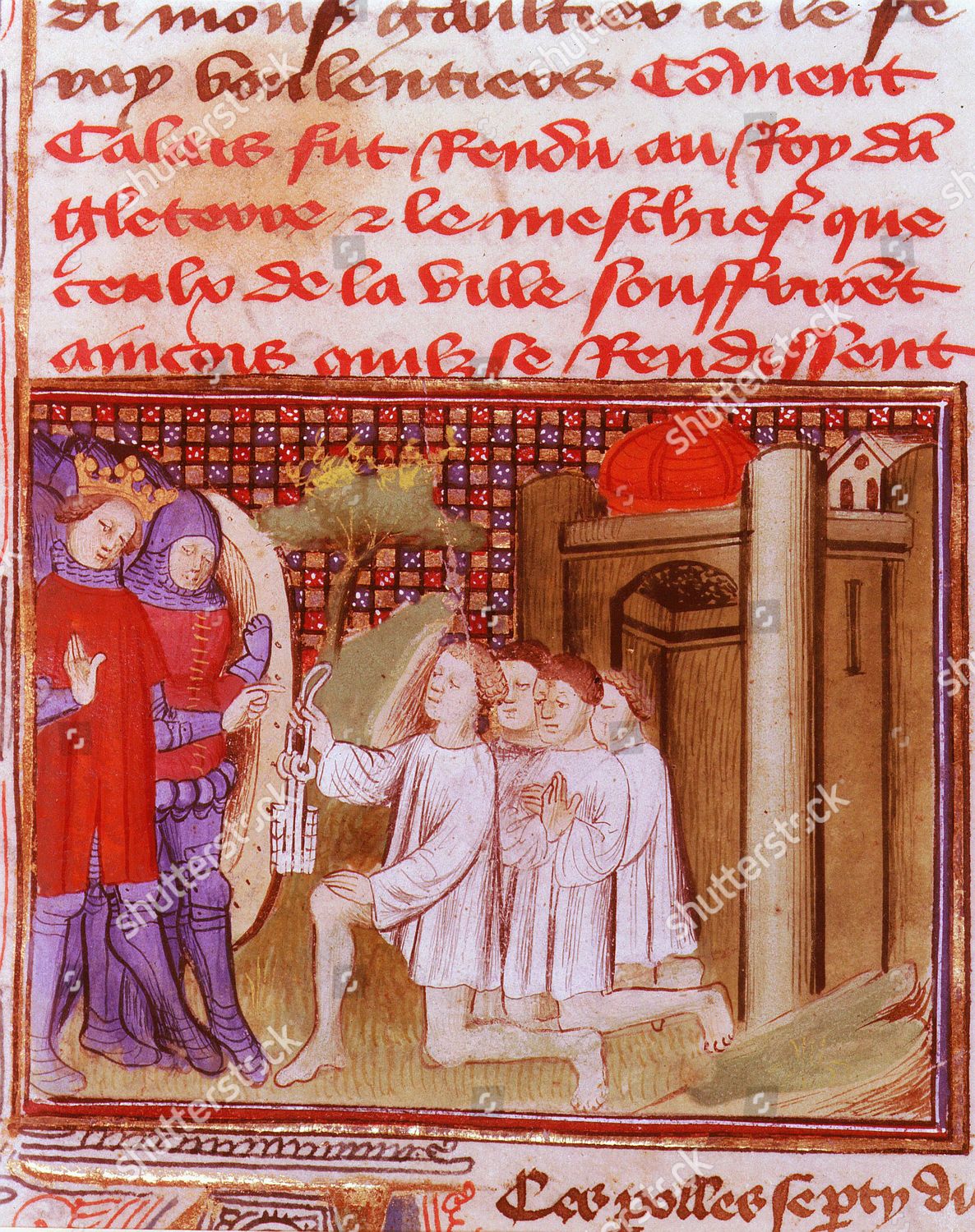 Surrender Burghers Calais English Army When Editorial Stock Photo ...