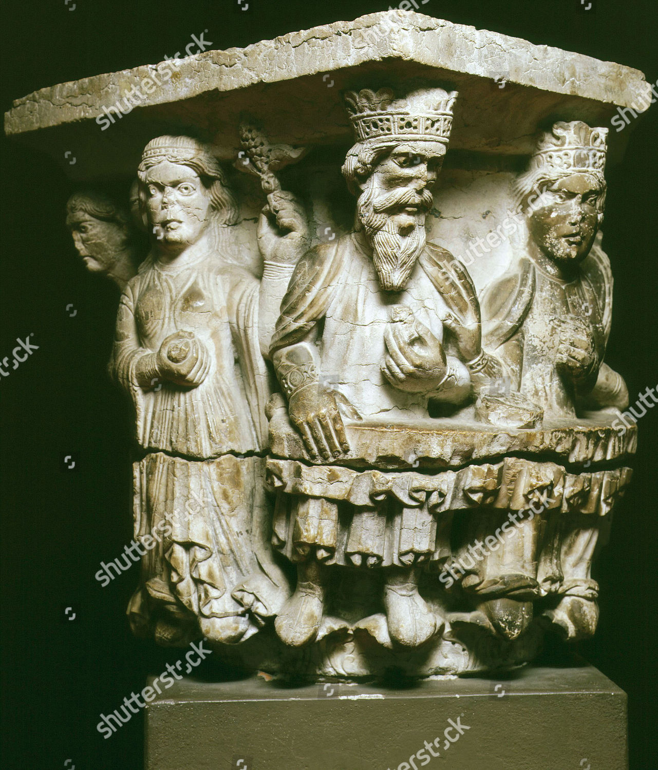 Salome Dancing Herods Feast Column Portal Editorial Stock Photo - Stock ...