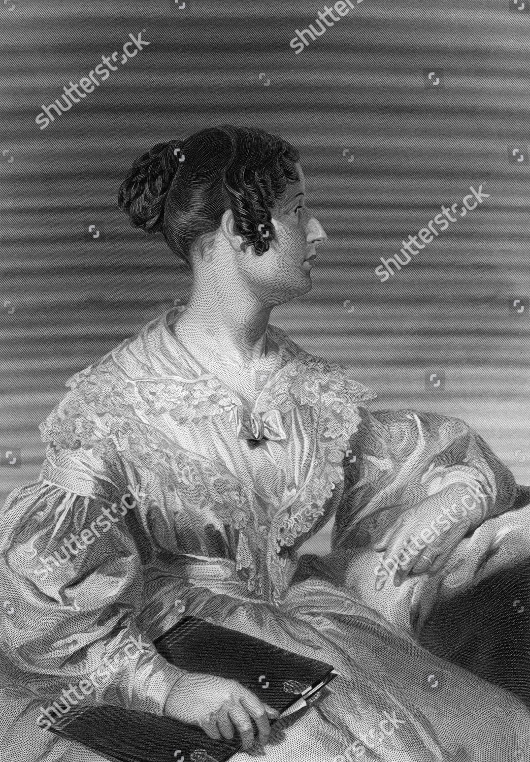 Felicia Dorothea Hemans 17931835 English Romantic Editorial Stock Photo ...