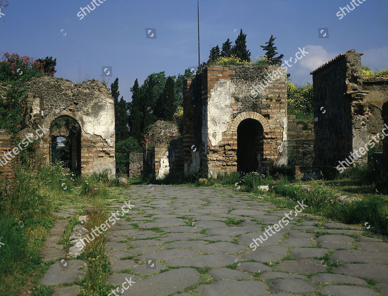 Herculaneum Gate Roman Pompeii Italy Editorial Stock Photo Stock