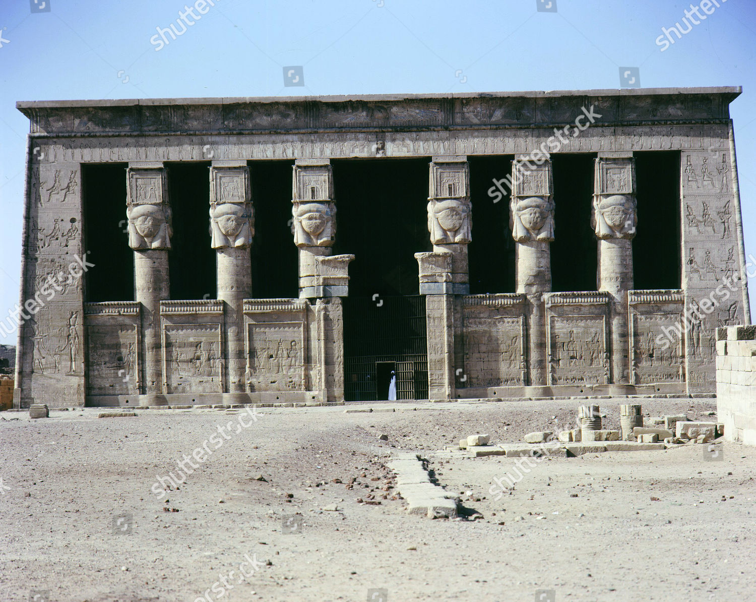 TEMPLE HATHOR PTOLEMAIC ERA DENDERAH EGYPT Editorial Stock Photo ...