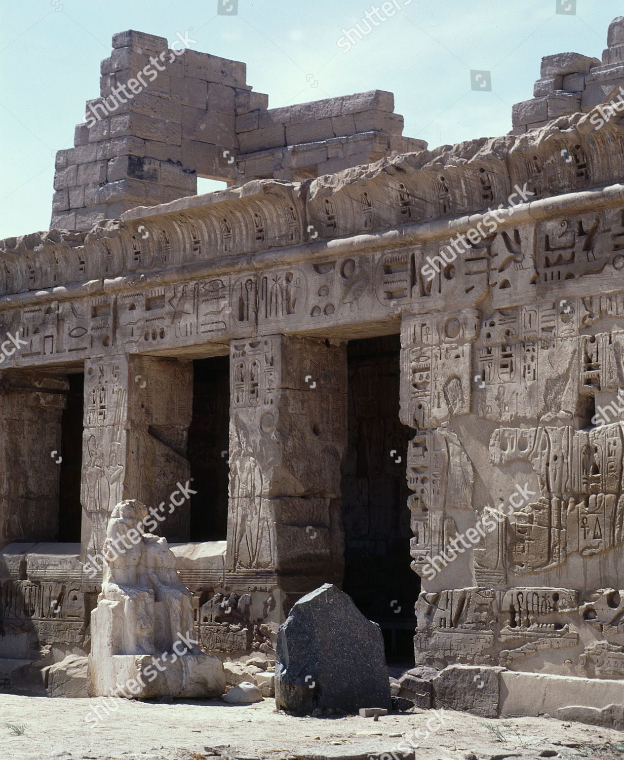 Entrance Sanctuary Temple Thutmose 18th Dynasty Editorial Stock Photo ...