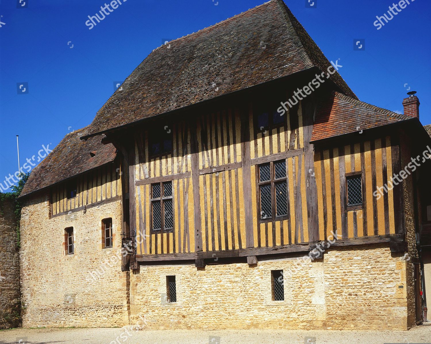 16th Century Lords Palace Timber Frame Editorial Stock Photo - Stock ...