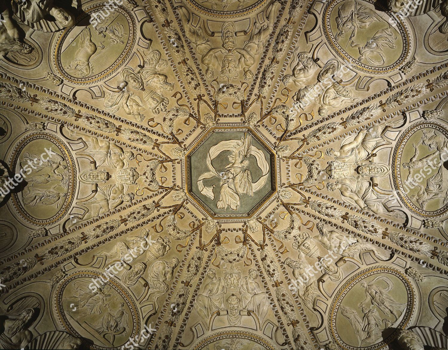 Stucco Ceiling Stucco Room 15513 By Alessandro Editorial Stock