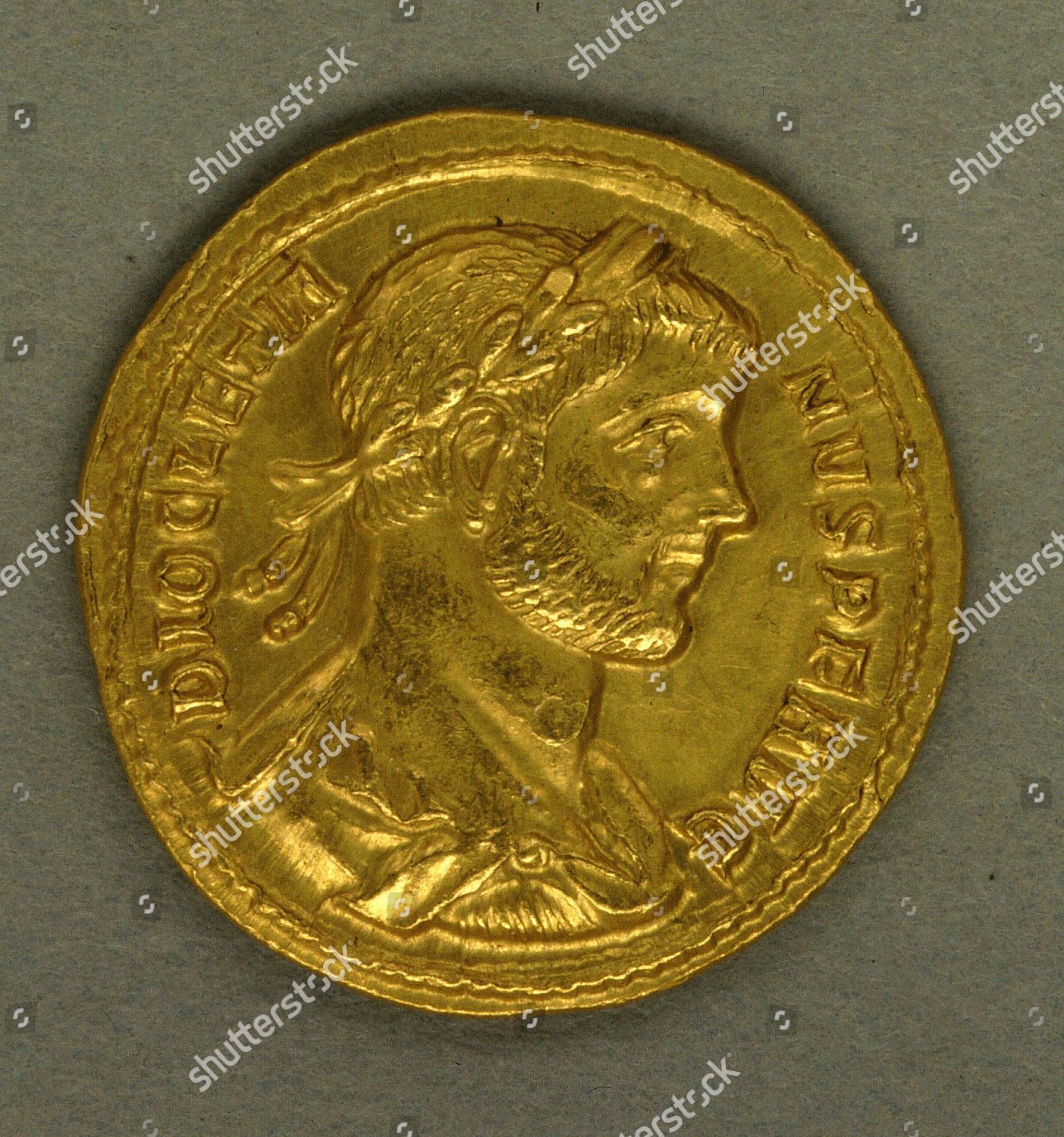 Diocletian 245316 Ad Roman Emperor Gold Editorial Stock Photo - Stock ...