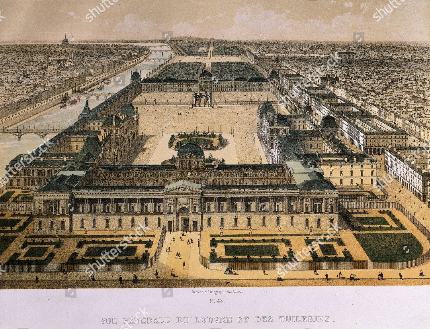 Palais des TUILERIES avant l'incendie