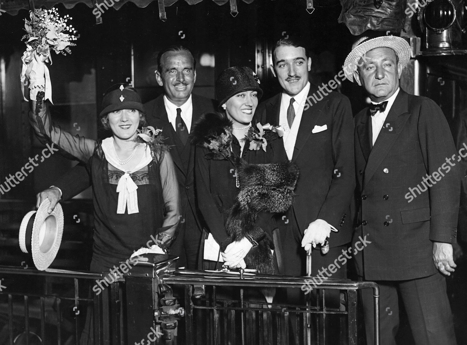 Mary Pickford Douglas Fairbanks Sr Gloria Editorial Stock Photo - Stock ...